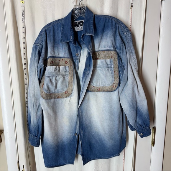 Vintage Women's No! Jeans Button Down - Picture 1 of 7